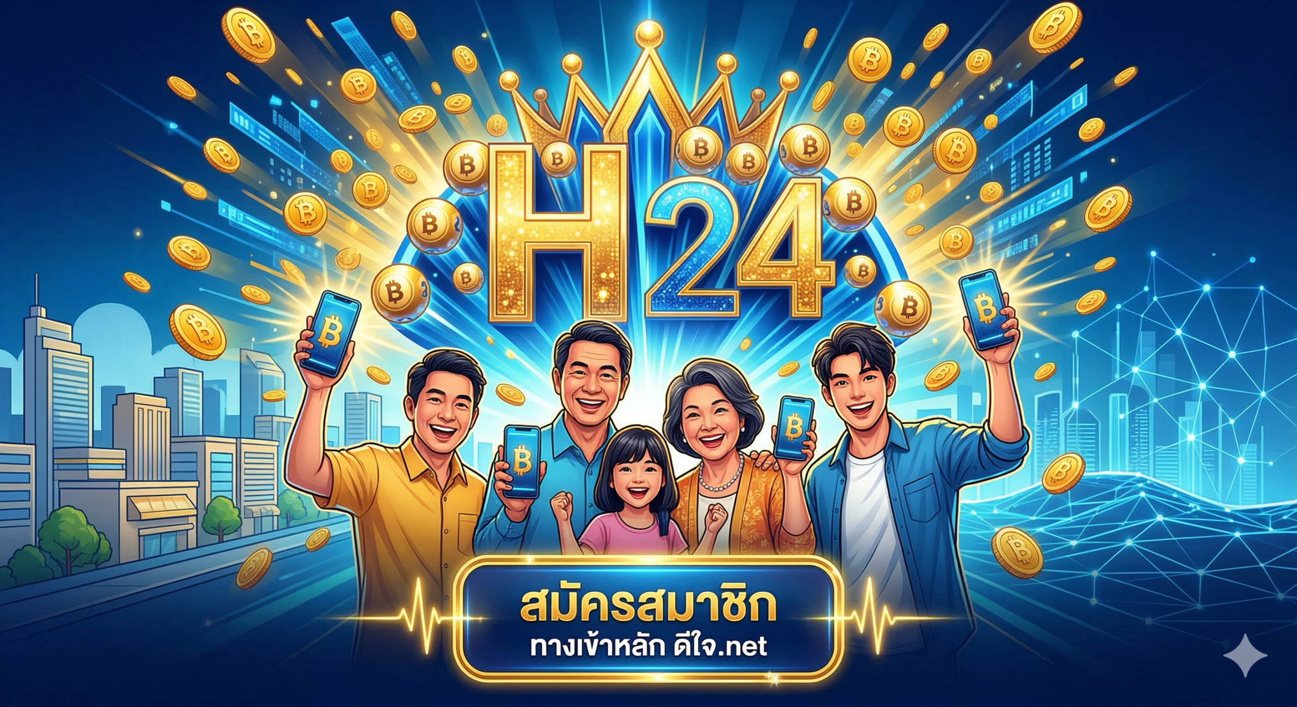 อินโฟกราฟิกแสดงประเภท หวยออนไลน์ ต่างๆ ที่เปิดบริการใน หวย24 ทั้งหวยลาว หวยฮานอย และยี่กี